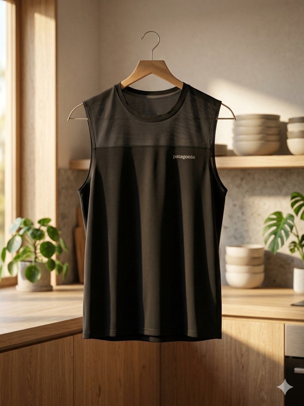 Patagonia Men’s Black Sleeveless Performance Tank Top